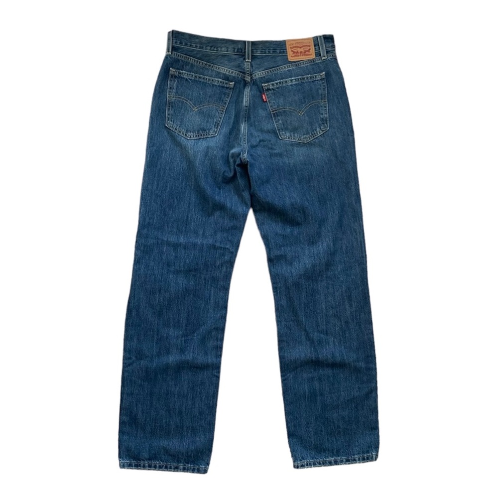 Levi’s Low Pro Straight Ripped Knee Rigid Denim Jean Breathe Out Blue 30 - Picture 10 of 16